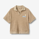Wheat Main Polo T-shirt Marlo T-Shirt 9608 sand stone