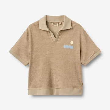 Wheat Main Polo T-shirt Marlo T-Shirt 9608 sand stone