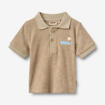 Wheat Main Poloshirt S/S Mali Sweatshirt 9608 sand stone