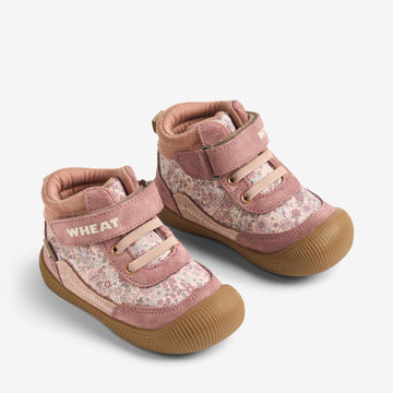 Wheat Footwear Prewalker Tody Boot 2036 rose dust flowers
