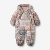 Wheat Outerwear Puffer Baby Anzug Edem Outdoor Suit 9618 patchwork flowers