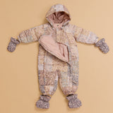 Wheat Outerwear Puffer Baby Handschuhe Muffu Accessory 9670 dark charcoal flowers