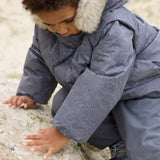 Wheat Outerwear Puffer Jacket Blaest Jacket 9872 dark reflective map