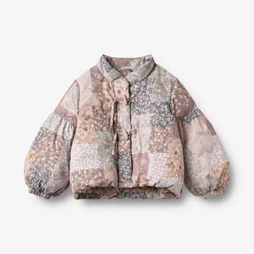 Wheat Outerwear Puffer Jacket Zallie Jacket 9618 patchwork flowers