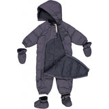 Wheat Outerwear Puffer Schneeanzug Baby Snowsuit 1118 dark blue melange