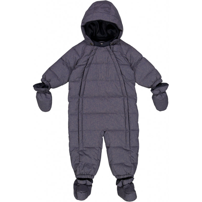 Wheat Outerwear Puffer Schneeanzug Baby Snowsuit 1118 dark blue melange