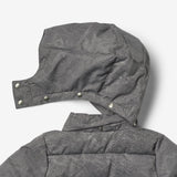 Wheat Outerwear Puffer jacket Gael Jacket 9872 dark reflective map