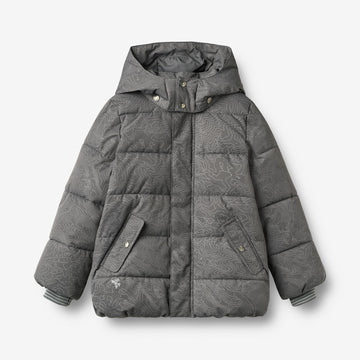 Wheat Outerwear Puffer jacket Gael Jacket 9872 dark reflective map