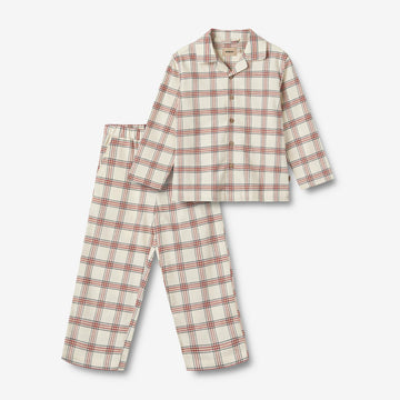 Wheat Main Pyjama Madison Home 9068 eggshell check