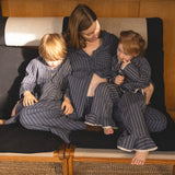 Wheat Main Pyjamas Madison Home 4339 blue holiday stripe