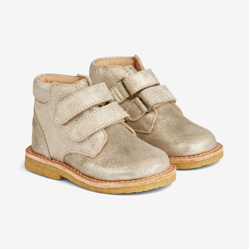 Wheat Footwear Raden Klett glänzend | Baby Prewalkers 0171 grey