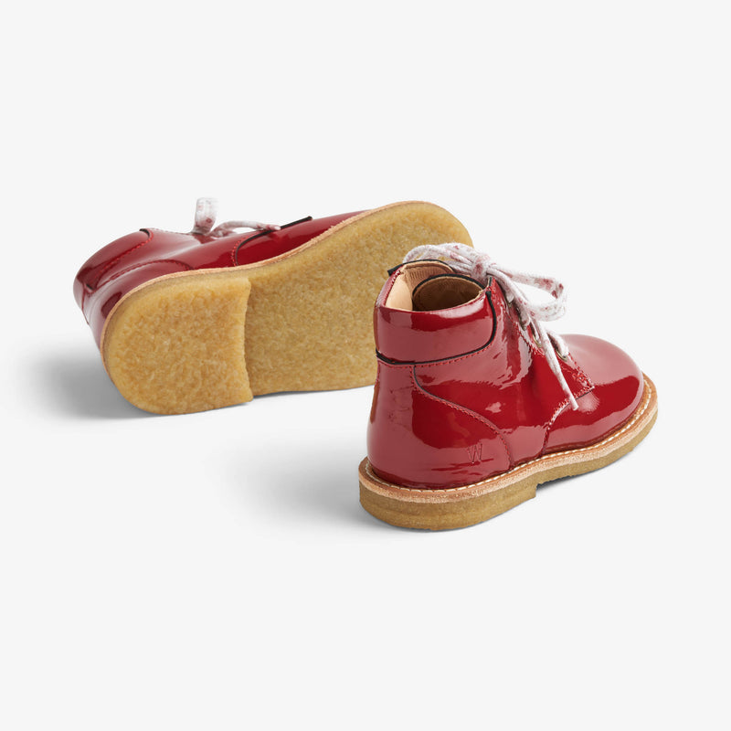 Wheat Footwear Raden Patent Schnürsenkel | Baby Prewalkers 2072 red