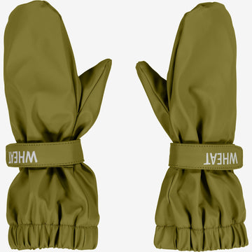 Wheat Outerwear Regen Fäustlinge Rily Rainwear 4121 heather green