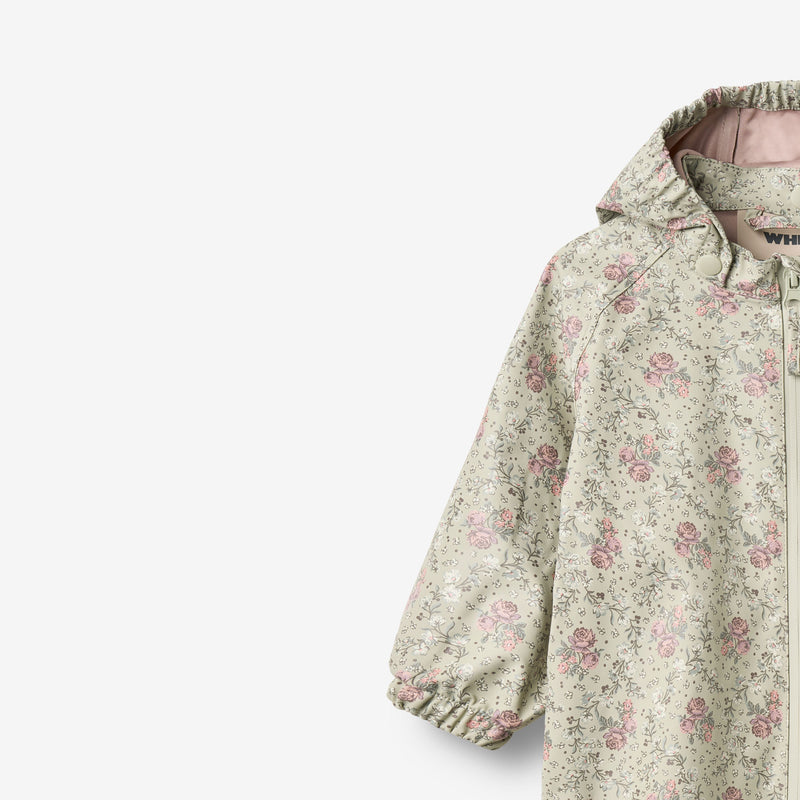 Wheat Outerwear Regenanzug Mika Outdoor Suit 9539 slightly green flowers