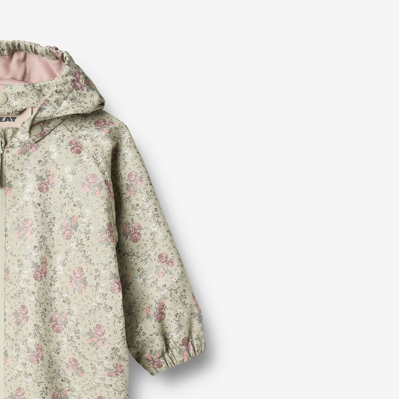 Wheat Outerwear Regenanzug Mika Outdoor Suit 9539 slightly green flowers