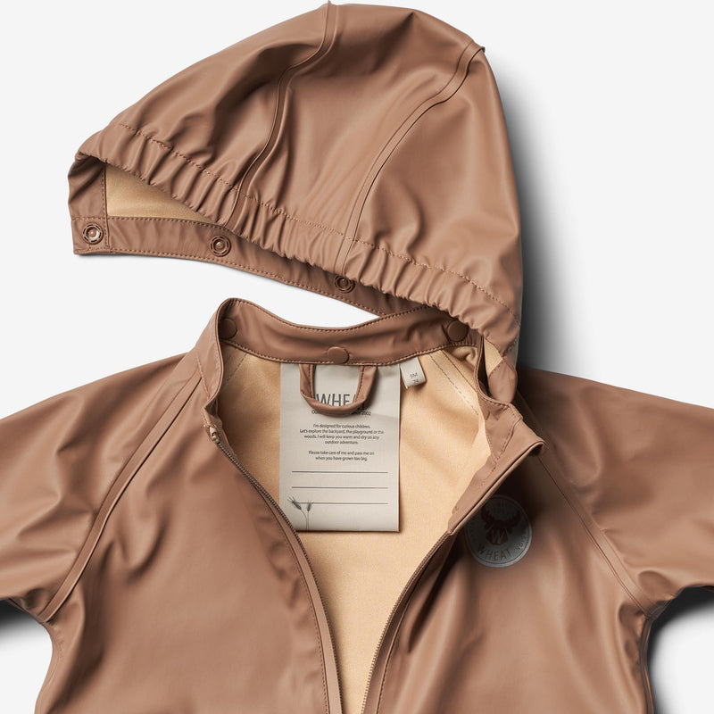 Wheat Outerwear Regenanzug Mika | Baby Rainwear 2121 berry dust