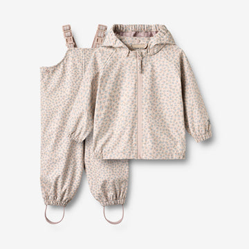 Wheat Outerwear Regenbekleidung Charlie Set Set 9735 lilac blue flowers