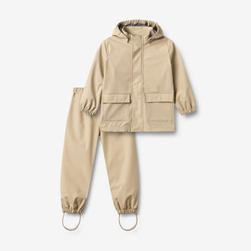 Wheat Outerwear Regenbekleidung Ola Set Set 9614 white pepper