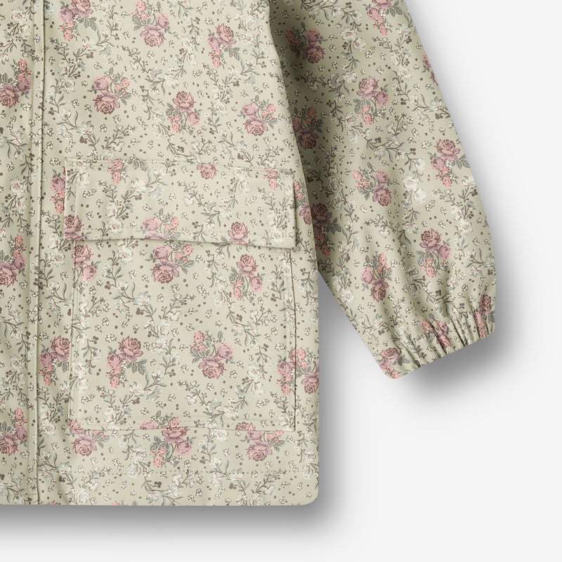 Wheat Outerwear Regenbekleidung Ollo Jacke Jacket 9539 slightly green flowers