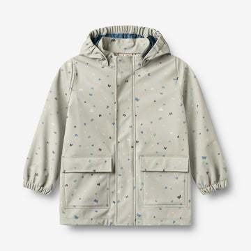 Wheat Outerwear Regenbekleidung Ollo Jacke Jacket 9602 light flint letters