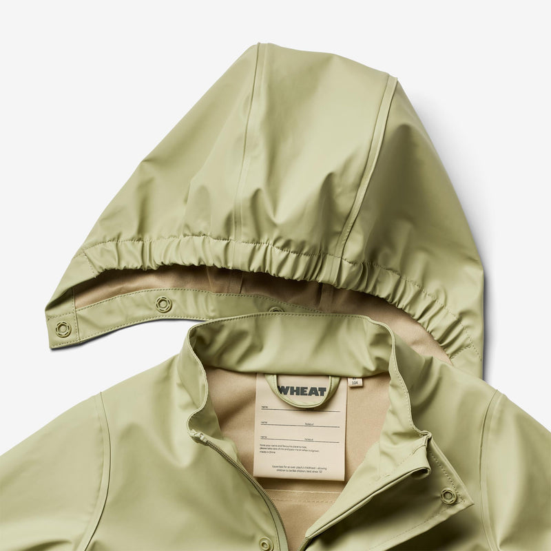 Wheat Outerwear Regenbekleidung Ollo Jacke Rainwear 1145 green tea