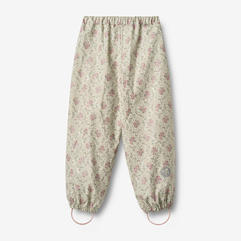 Wheat Outerwear Regenbekleidung Olo Hose Trousers 9539 slightly green flowers