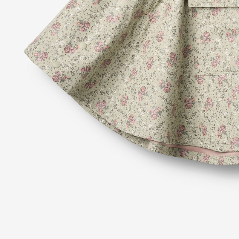 Wheat Outerwear Regencape Tropfen Jacket 9539 slightly green flowers
