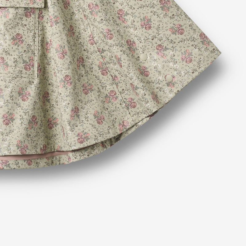 Wheat Outerwear Regencape Tropfen Jacket 9539 slightly green flowers