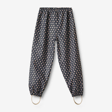 Wheat Outerwear  Regenhose Olo Rainwear 1071 ink dots