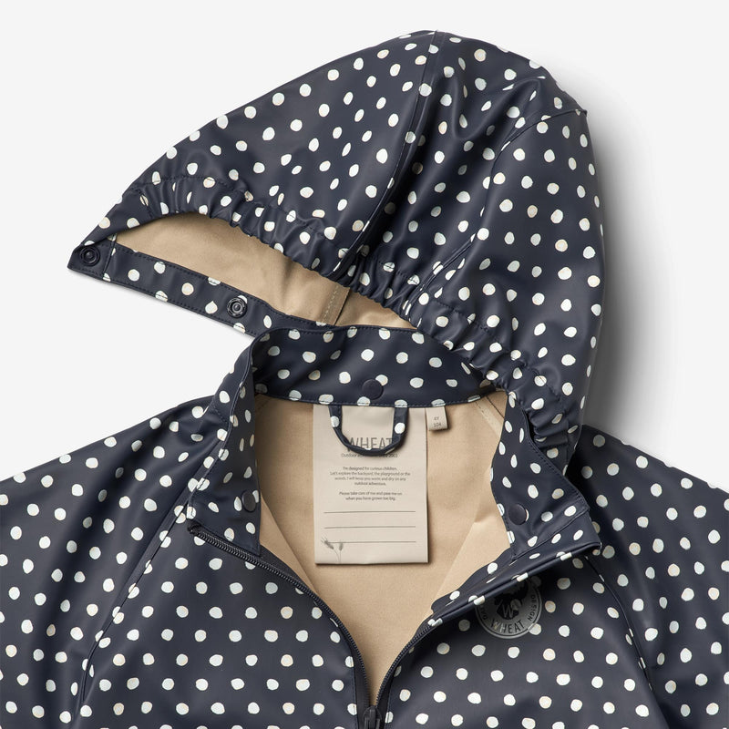 Wheat Outerwear  Regenjacke Charlie Rainwear 1071 ink dots