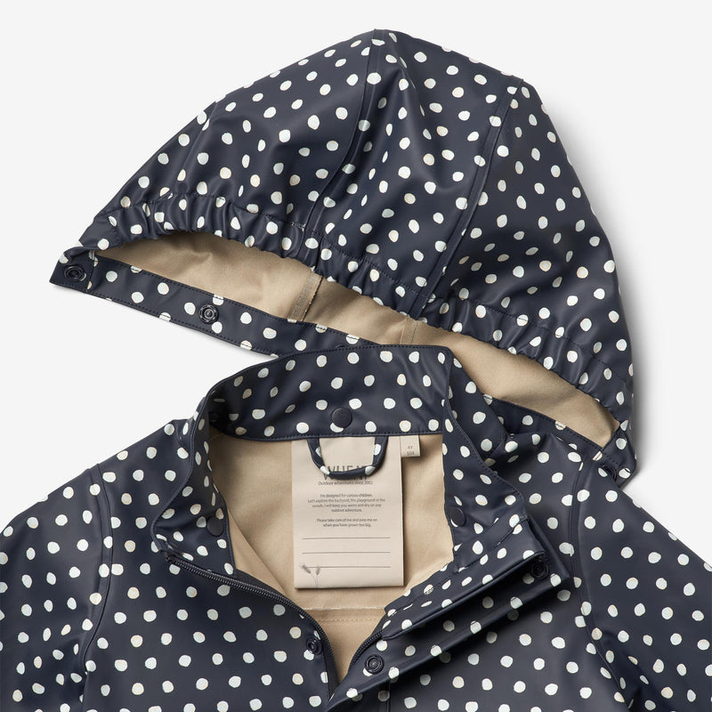 Wheat Outerwear  Regenjacke Ola Rainwear 1071 ink dots