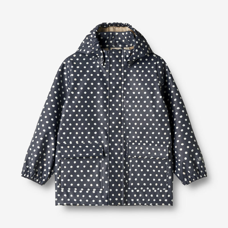 Wheat Outerwear  Regenjacke Ola Rainwear 1071 ink dots