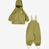 Wheat Outerwear Regenkleidungsset Charlie | Baby Rainwear 4121 heather green
