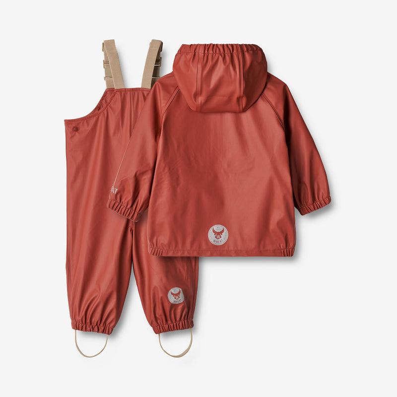 Wheat Outerwear Regenset Charlie | Baby Rainwear 2072 red