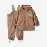 Wheat Outerwear Regenset Charlie | Baby Rainwear 2121 berry dust