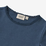 Wheat Main  Rib Langarmshirt Reese Jersey Tops and T-Shirts 1042 blue waves