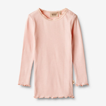 Wheat Main  Rib Langarmshirt Reese Jersey Tops and T-Shirts 2281 rose ballet