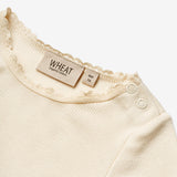 Wheat Main  Rib Langarmshirt Reese Jersey Tops and T-Shirts 3171 cream