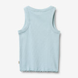 Wheat Main Rippenoberteil Minka Top 2703 summer sky