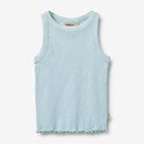 Wheat Main Rippenoberteil Minka Top 2703 summer sky