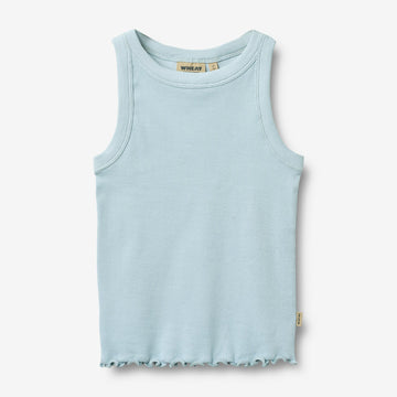 Wheat Main Rippenoberteil Minka Top 2703 summer sky