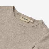 Wheat Main Kurzarm Babybody Timo Body 0072 gravel melange