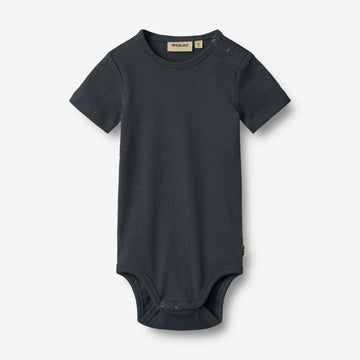 Wheat Main Kurzarm Babybody Timo Body 1432 navy