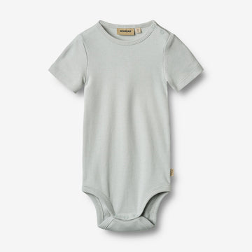 Wheat Main Ripp-Body S/S Timo Underwear/Bodies 1560 soft blue