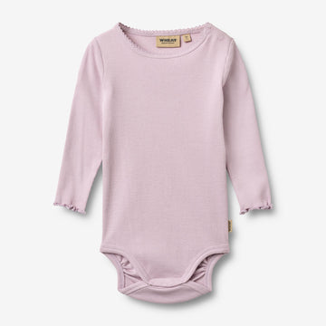 Wheat Main Langarmbody Regitze Body 1346 lavender