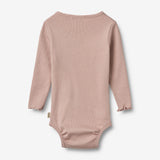 Wheat Main Ripp-Body mit langen Ärmeln, Regitze Underwear/Bodies 2487 rose powder
