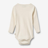Wheat Main Ripp-Body mit langen Ärmeln, Regitze Underwear/Bodies 3182 ivory 
