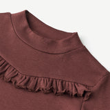 Wheat Main  Ripp-Langarm-T-Shirt Rosetta Jersey Tops and T-Shirts 2118 aubergine