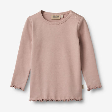 Wheat Main Ripp-T-Shirt L/S Ida T-Shirt 2487 rose powder