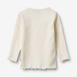 Wheat Main Ripp-T-Shirt L/S Ida T-Shirt 3182 ivory